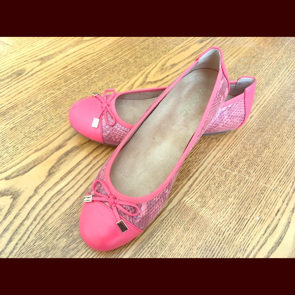 Vionic Minna Ballet Flat in Coral